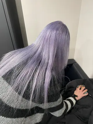 セミロング カラー ボブ/レイヤーカット 縮毛矯正/コウキ新宿のヘアスタイル