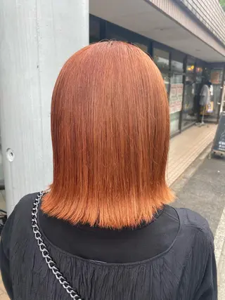 ミディアム カラー ヘアアレンジ satsuki レイヤー・暖色のヘアスタイル