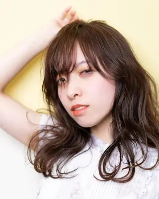 ロング カラー 松尾 泰伸のヘアスタイル