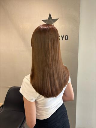 セミロング 💗韓国ヘア/髪質改 善💗若菜あいこのヘアスタイル