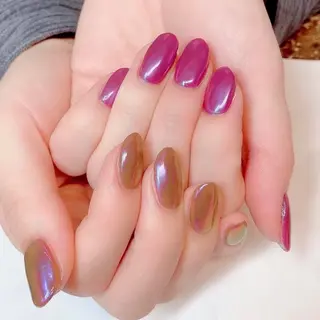 ネイル 🦋YU810 ナチュラル専門店🦋のネイルデザイン