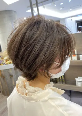 ショート ♡似合わせ ♡ハイトーン♡のヘアスタイル