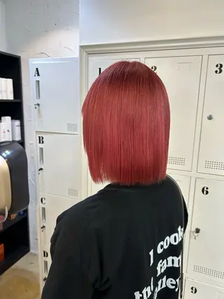 ミディアム カラー 🌷ラベンダーピンク 顔まわり🌷ねいろのヘアスタイル