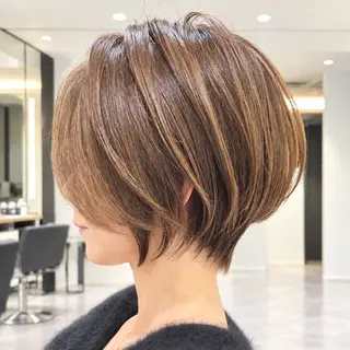 ショート 朝ラク/大人ショート /銀座/若狭真央のヘアスタイル