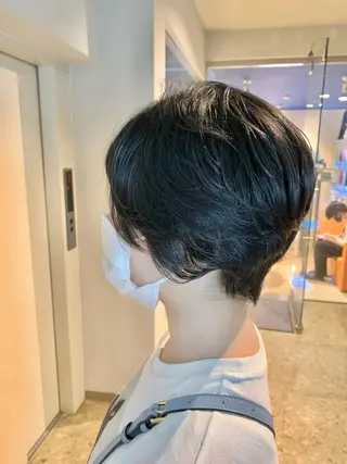 ショート パーマ うしだ かおるのヘアスタイル