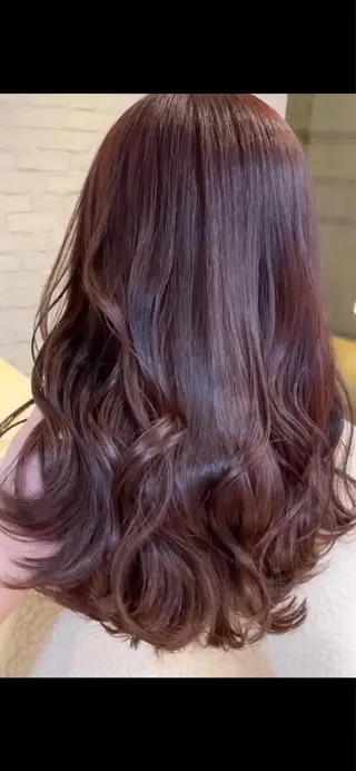 セミロング カラー ご新規様限定 透明感カラーKANAのヘアスタイル