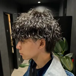 ショート カラー パーマ メンズ キッズ 🔥パーマ特化🔥 優馬のヘアスタイル