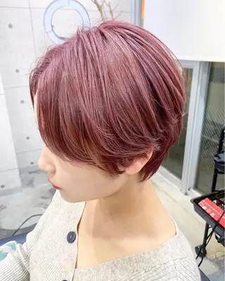 ショート カラー レイヤー/髪質改善 /山永圭介のヘアスタイル