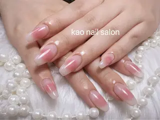 ネイル kao nail マグネット/長さだしのネイルデザイン