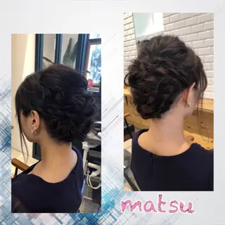 ヘアアレンジ MATSU 🌟個性派カラーのヘアスタイル