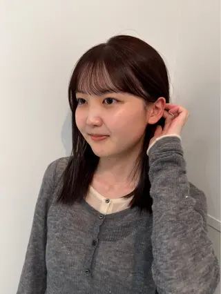 ミディアム miha HARVEYのヘアスタイル