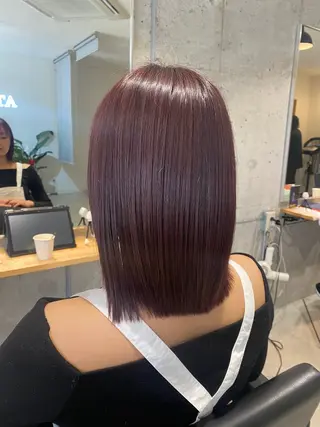 ミディアム 波濤 優季のヘアスタイル