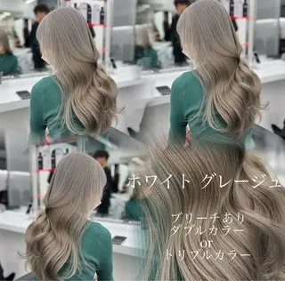 ロング ハイトーン🌺韓国風 レイヤー🪽‪とわのヘアスタイル