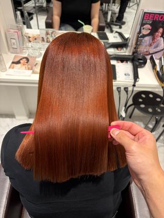 ミディアム カラー Grow by NYNY 坂本 理輝のヘアスタイル