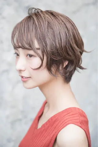 ショート カラー ☕️ベージュカラー 内藤光哉☕️のヘアスタイル