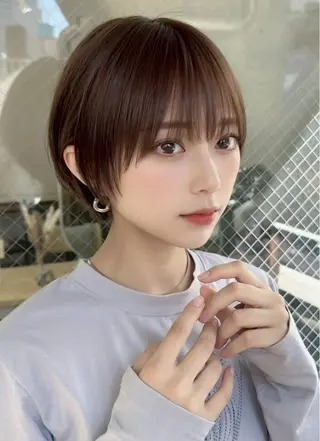 ショート ショート・透明感 カラーconomiのヘアスタイル