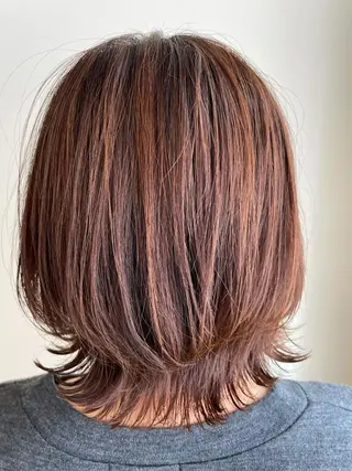 ミディアム 《インナーカラー》 YAMADAのヘアスタイル