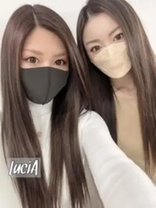 ロング カラー エクステ7:30〜 LuciA\5900のヘアスタイル