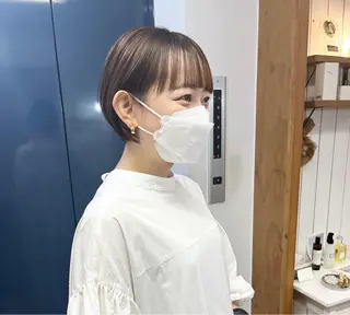 ショート カラー Hareru 豊田 修廣のヘアスタイル