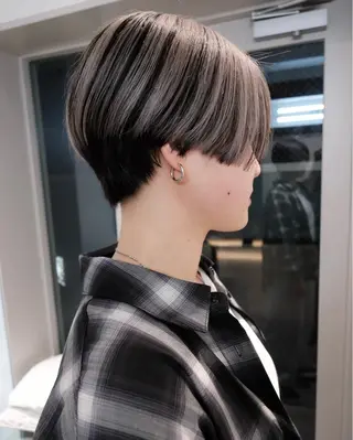 ショート カラー ショート/ボブ/縮毛 原宿🪷Akinaのヘアスタイル