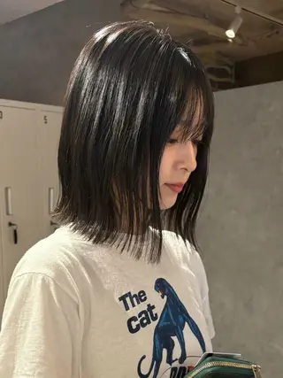 ミディアム 北千住✩.*˚ さきのヘアスタイル