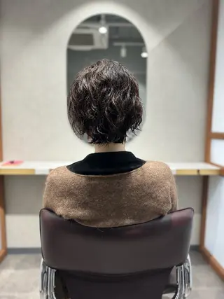 ショート くせ毛カット終着点 カワサキトオル溝の口のヘアスタイル