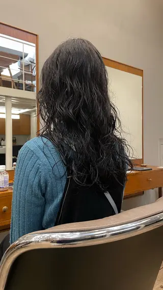 ロング カラー パーマ 原宿/ケパーマ 🧺ユウマのヘアスタイル
