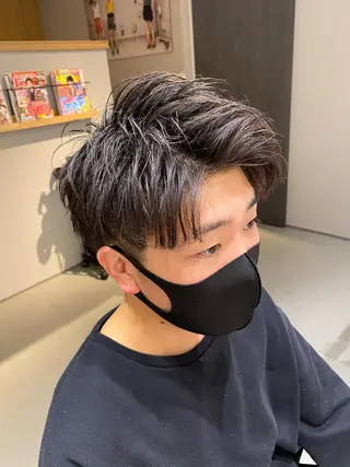 ショート メンズ 梅田茶屋町メンズ 専門美容師 山元一平のヘアスタイル