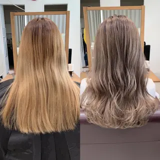 ロング カラー HAREru. モデル募集【戸塚】のヘアスタイル