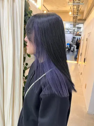 ミディアム カラー GiseL 博多筑紫口店のヘアスタイル