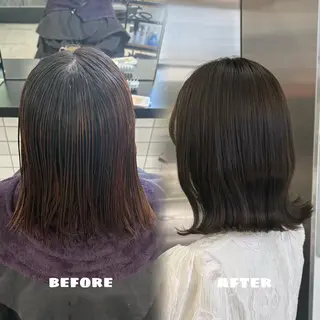 ミディアム カラー 🌟ゆりあ🌟 JILLSTUDIOのヘアスタイル