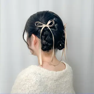 ヘアアレンジ 川崎ヘアメイク🪞 CHATEAUのヘアスタイル