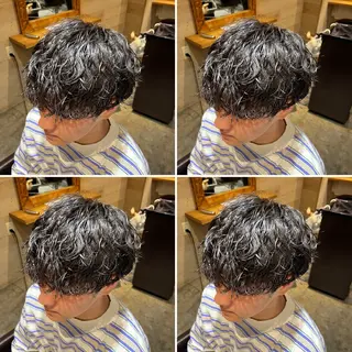 パーマ メンズ メンズパーマ特化 店長望月謙二郎のヘアスタイル