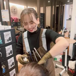 カラー もりもと のぞみのヘアスタイル