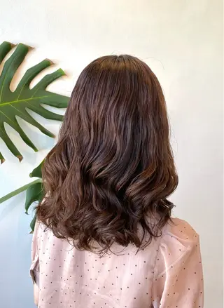 セミロング パーマ 統括マネージャー/ 髪のドクター/前原悟のヘアスタイル