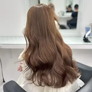 カラー 韓国レイヤー×透明感 カラー🫧札幌のヘアスタイル
