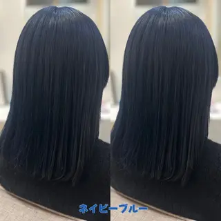 セミロング lovis🧸ゆうあ 🧸/透明感カラーのヘアスタイル