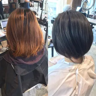 ショート カラー 菅谷 昌央のヘアスタイル