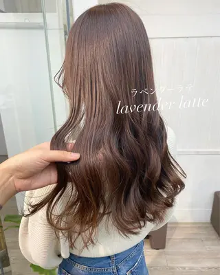 ロング カラー ☀️透明感color KURO☀️のヘアスタイル