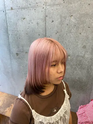 ミディアム カラー 🌈艶ハイトーン特化 🌈NOZOMUのヘアスタイル