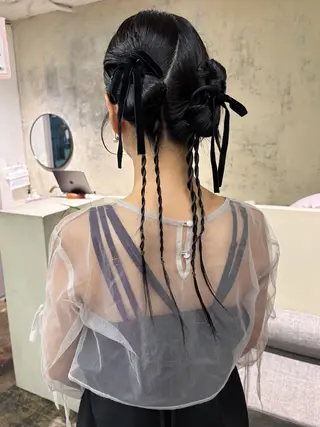ヘアアレンジ 美空🐇 レイヤー / 透明感カラー🩰のヘアスタイル