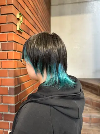 ミディアム カラー ふくおか なな Toiro 武蔵小杉のヘアスタイル