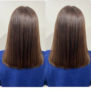 セミロング 切っぱなし💇‍♀️ イヤリング🎨龍之介のヘアスタイル