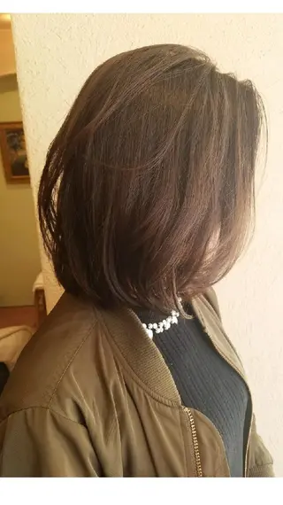 ミディアム 美谷添(ミヤゾエ) まどか大人ヘアサロンのヘアスタイル