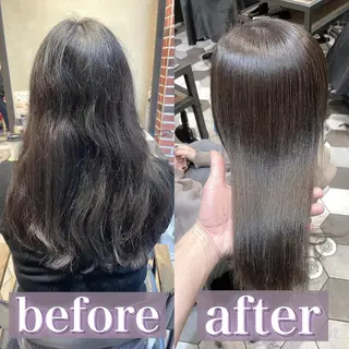 ロング 梅田🫧髪質改善 縮毛矯正🫧村上蒼生のヘアスタイル