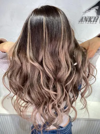 ロング ワンホンヘア RYOTAのヘアスタイル