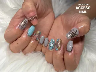 ネイル access nailのネイルデザイン