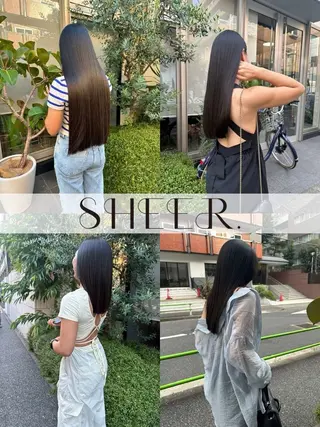 セミロング カラー 村上|髪質改善 プロデュースのヘアスタイル