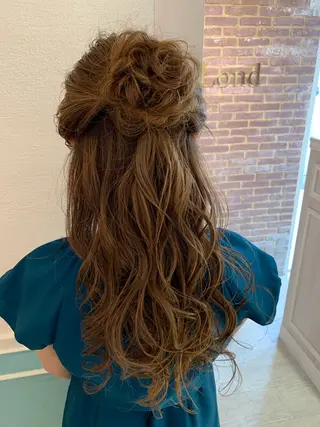 ロング カラー パーマ ヘアアレンジ メンズ マツエク・マツパ レイヤー＆カラー 人気美容師倉崎涼のヘアスタイル