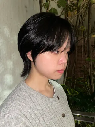 ショート デザインカラー★★★ Haco+shihoのヘアスタイル